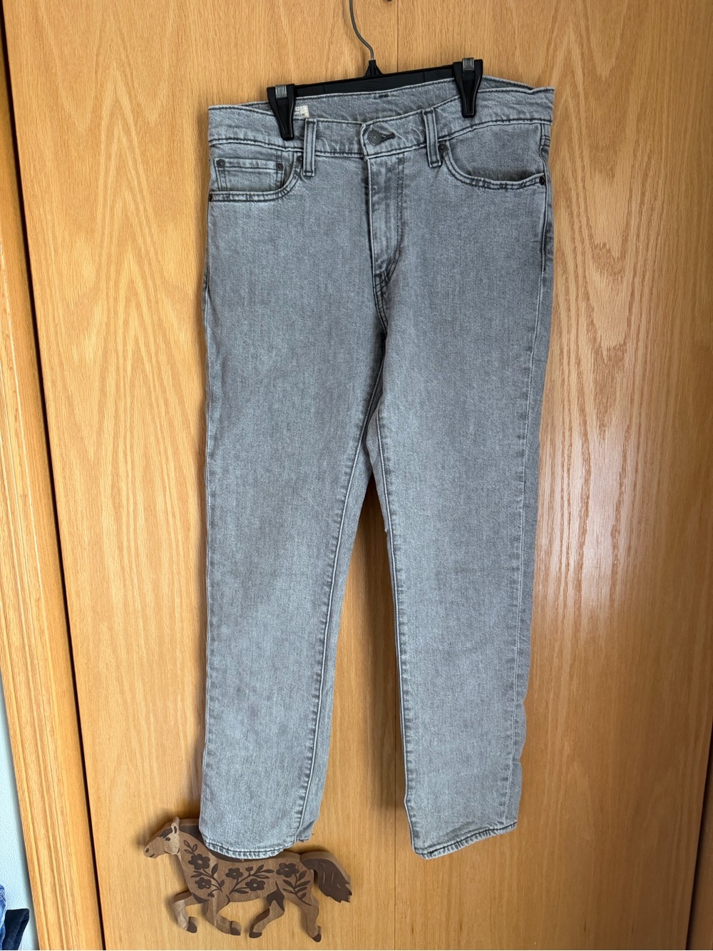 Levi's Gray Straight-Leg Women's Jeans